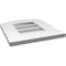 Ekena Millwork Arch Top Surface Mount PVC Gable Vent: Functional, w/ 3-1/2"W x 1"P Standard Frame, 14"W x 16"H GVPAR14X1601SF - alternate 5